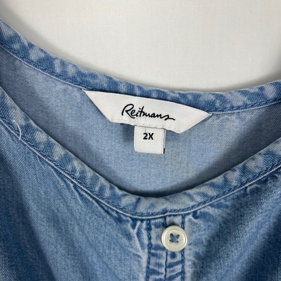 Denim Maxi Sundress by Reitmans Size 2X - Picture 5 of 13